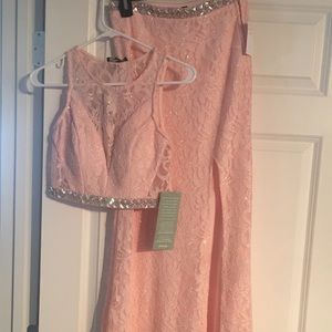 2 piece Prom Dress